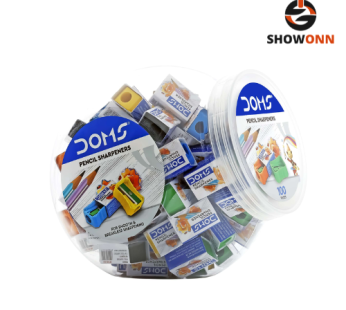 DOMS PENCIL SHARPENER 100 PCS JAR PACK